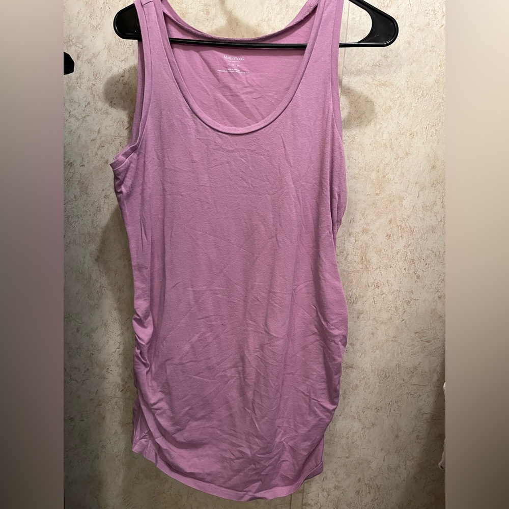 Women’s purple maternity tank top size M